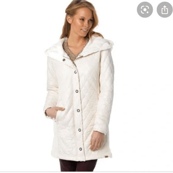 EUC Size Medium prAna Diva Long Jacket - Picture 1 of 3